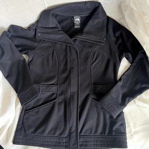 The North Face Women's Black Zip-up Peacoat
